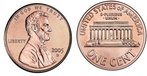 Resultado de imagen de centavo de dolar